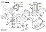 Bosch 0 601 752 020 Gws 230 Angle Grinder 230 V / Eu Spare Parts